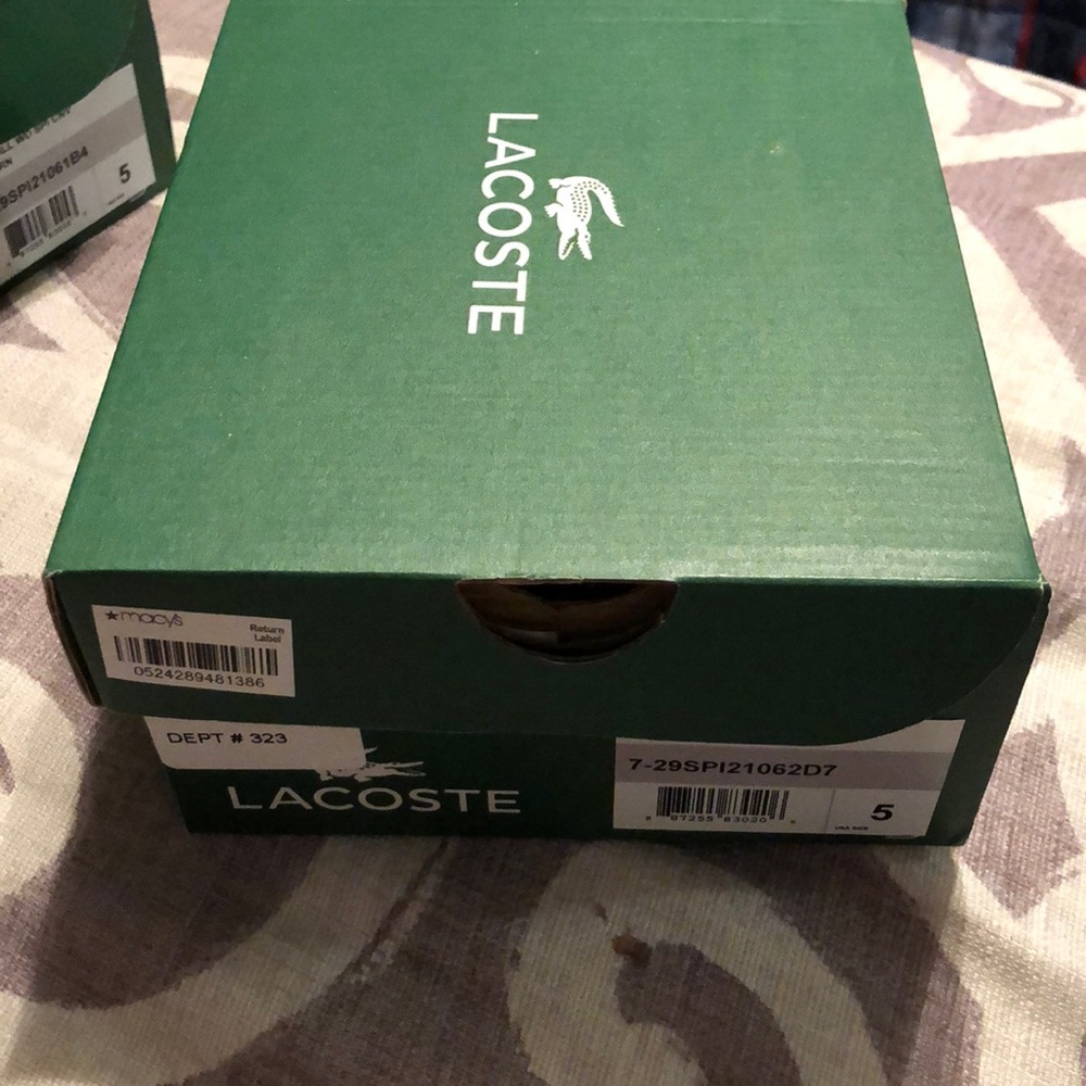 Infant Lacoste shoes